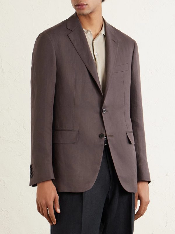 Kei Linen and Silk-Blend Suit Jacket - FR Kei Linen and Silk-Blend Suit Jacket - FR