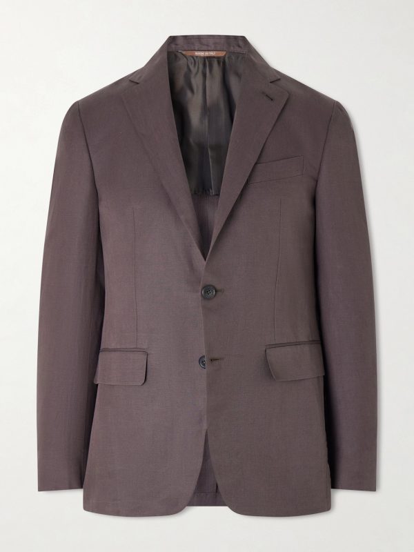 Kei Linen and Silk-Blend Suit Jacket Kei Linen and Silk-Blend Suit Jacket