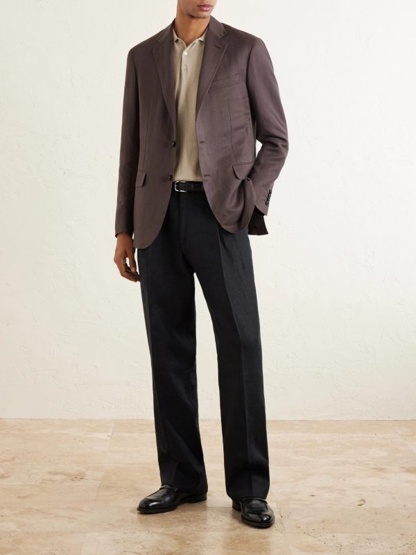 Kei Linen and Silk-Blend Suit Jacket - OU Kei Linen and Silk-Blend Suit Jacket - OU