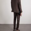 Double-Breasted Wool-Twill Suit Jacket - BK Double-Breasted Wool-Twill Suit Jacket - BK