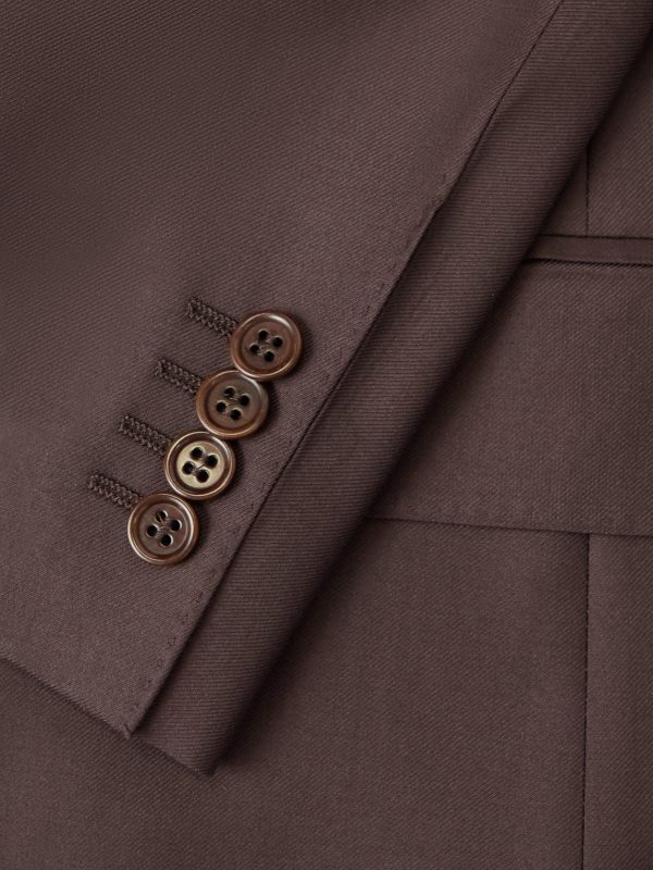 Double-Breasted Wool-Twill Suit Jacket - CU Double-Breasted Wool-Twill Suit Jacket - CU