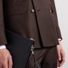Double-Breasted Wool-Twill Suit Jacket - E2 Double-Breasted Wool-Twill Suit Jacket - E2