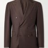 Double-Breasted Wool-Twill Suit Jacket Double-Breasted Wool-Twill Suit Jacket