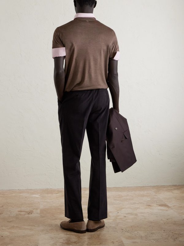 Wool and Silk-Blend T-Shirt - BK Wool and Silk-Blend T-Shirt - BK