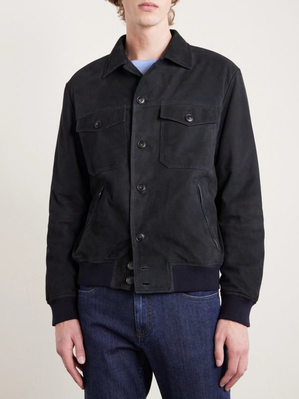 Suede Blouson Jacket - FR Suede Blouson Jacket - FR