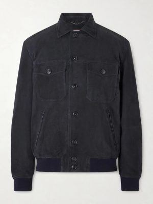 Suede Blouson Jacket Suede Blouson Jacket