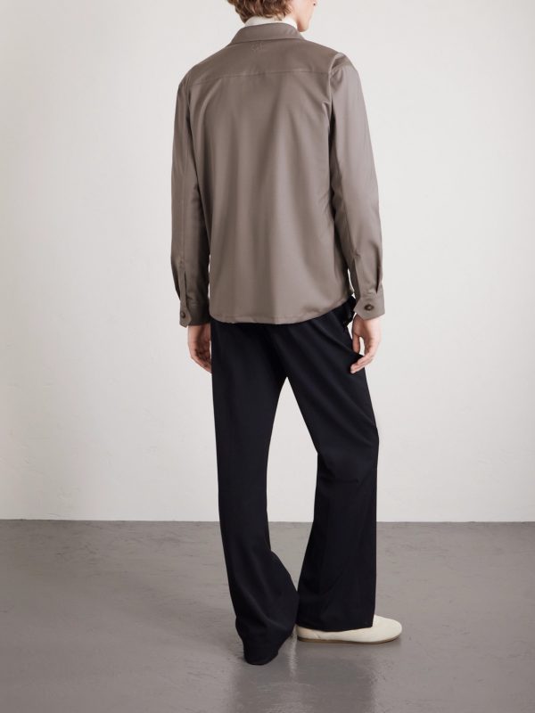 Wool-Blend Overshirt - BK