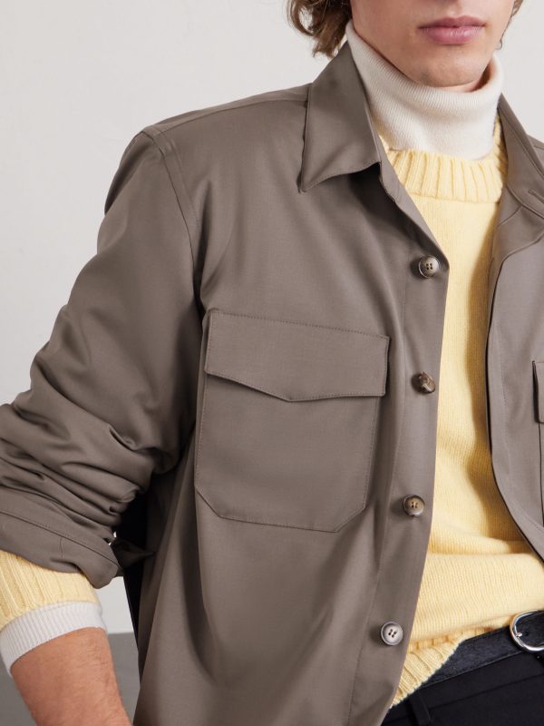 Wool-Blend Overshirt - CU