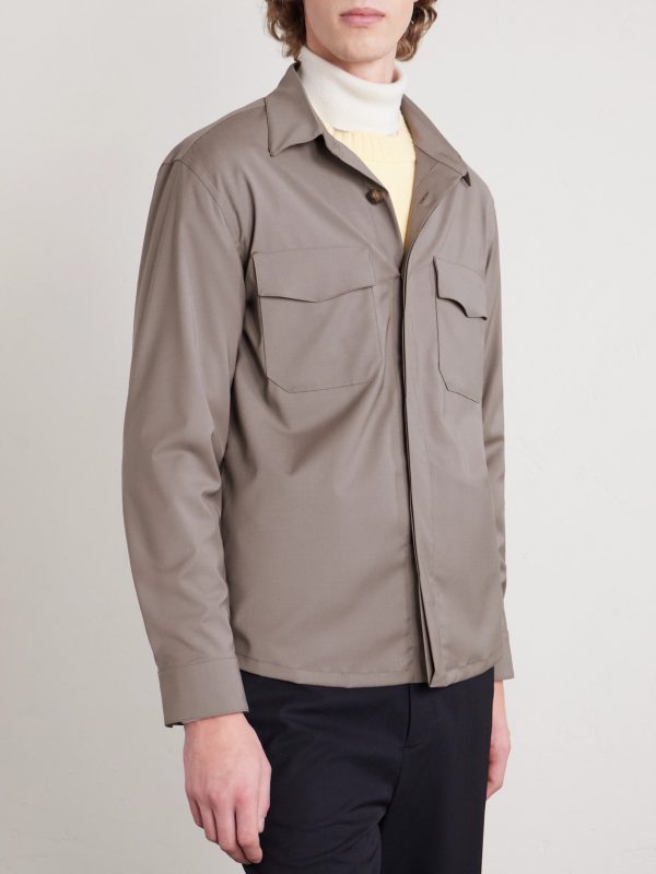 Wool-Blend Overshirt - FR