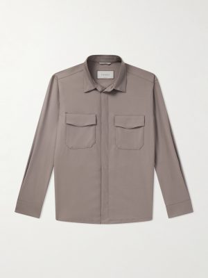 Wool-Blend Overshirt Wool-Blend Overshirt