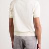 Cotton and Silk-Blend Polo Shirt - BK Cotton and Silk-Blend Polo Shirt - BK