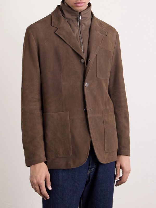 Bruma Layered Suede Jacket - FR
