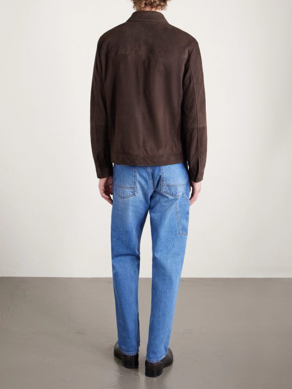 Woven Suede Jacket - BK
