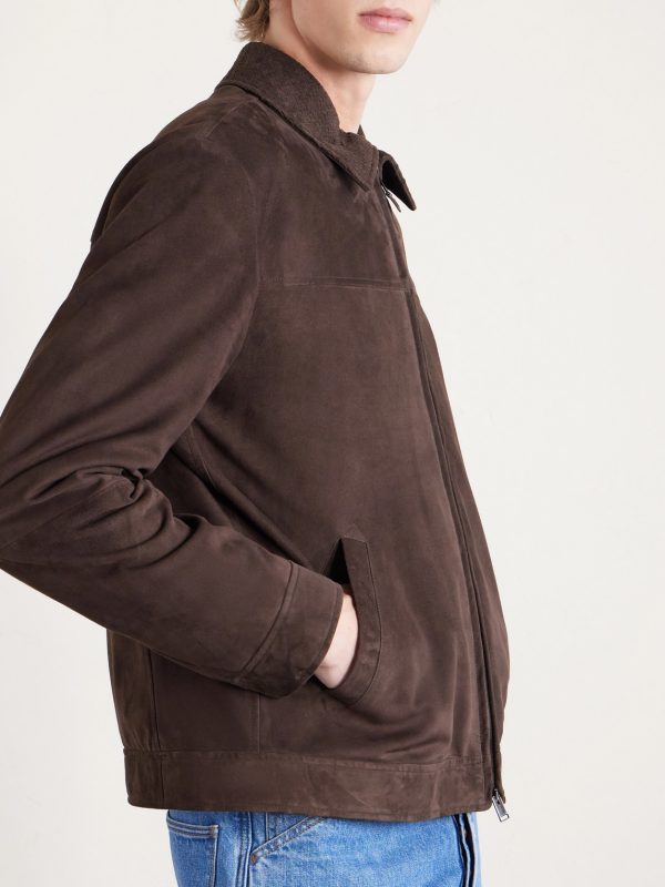 Woven Suede Jacket - E1