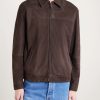 Woven Suede Jacket - FR