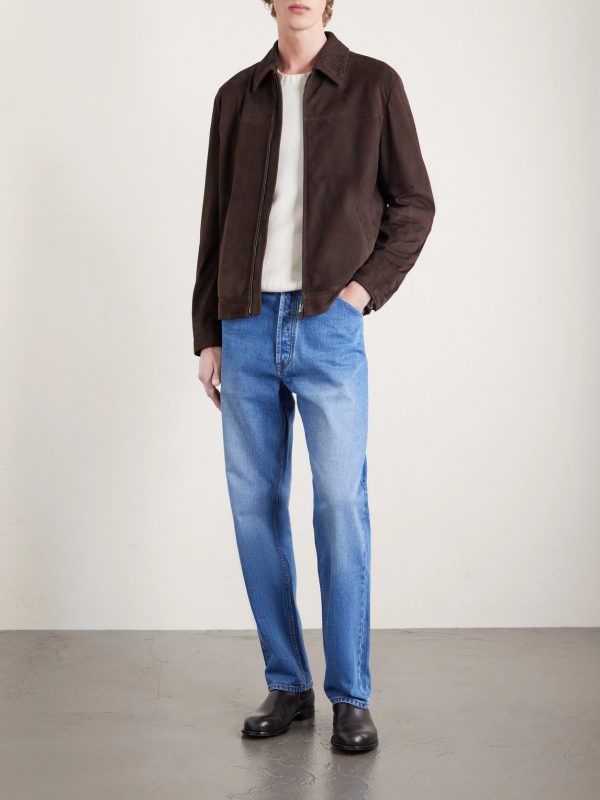 Woven Suede Jacket - OU