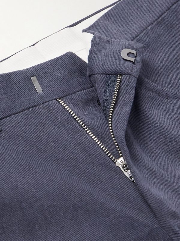 Straight-Leg Cotton-Twill Trousers - E1 Straight-Leg Cotton-Twill Trousers - E1