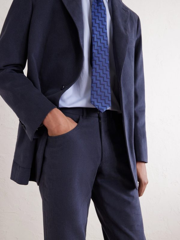 Straight-Leg Cotton-Twill Trousers - E2 Straight-Leg Cotton-Twill Trousers - E2