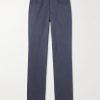 Straight-Leg Cotton-Twill Trousers Straight-Leg Cotton-Twill Trousers