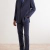 Straight-Leg Cotton-Twill Trousers - OU Straight-Leg Cotton-Twill Trousers - OU
