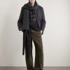 Ribbed Wool and Cashmere-Blend Scarf - CU Ribbed Wool and Cashmere-Blend Scarf - CU