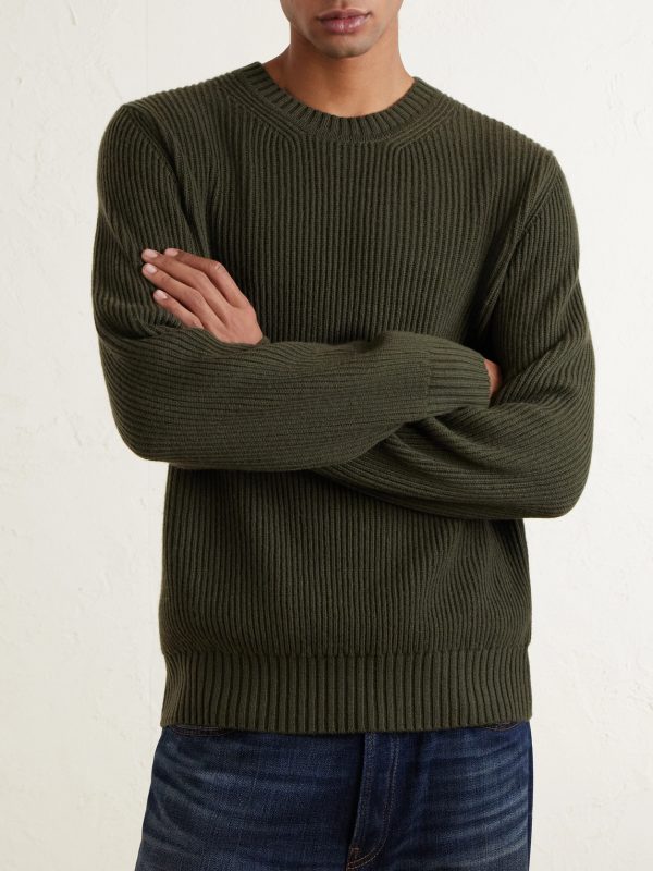 Ribbed Cashmere Sweater - FR
