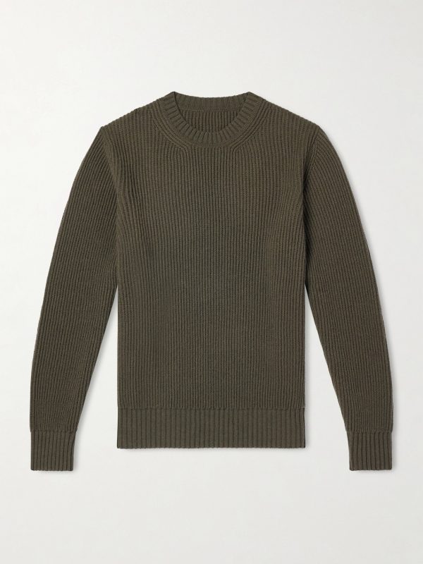 Ribbed Cashmere Sweater