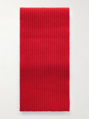 Ribbed Wool and Cashmere-Blend Scarf Ribbed Wool and Cashmere-Blend Scarf