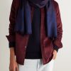 + Camoshita Frayed Checked Cashmere Scarf - OU + Camoshita Frayed Checked Cashmere Scarf - OU
