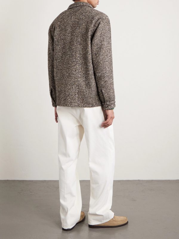 No.2 Herringbone Wool-Blend Jacket - BK No.2 Herringbone Wool-Blend Jacket - BK