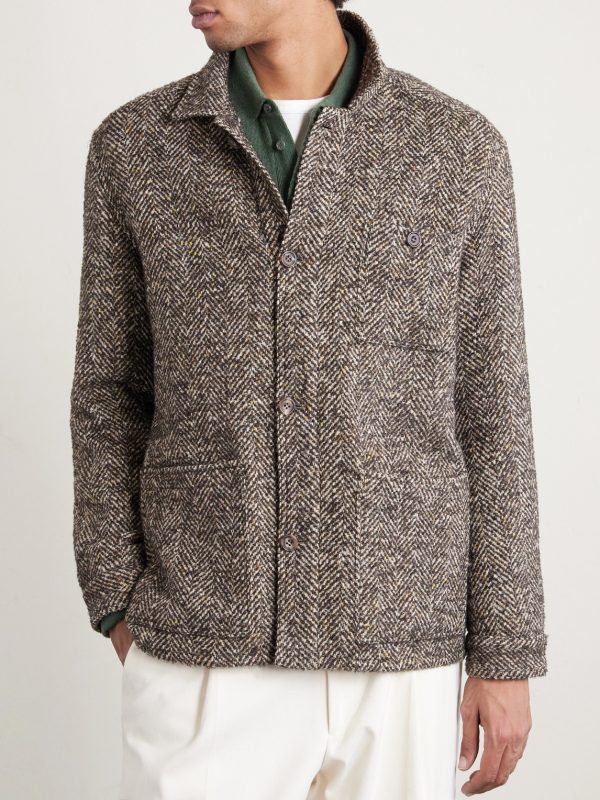 No.2 Herringbone Wool-Blend Jacket - FR No.2 Herringbone Wool-Blend Jacket - FR