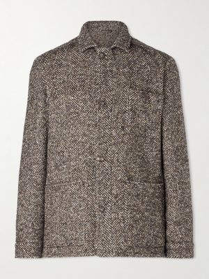 No.2 Herringbone Wool-Blend Jacket