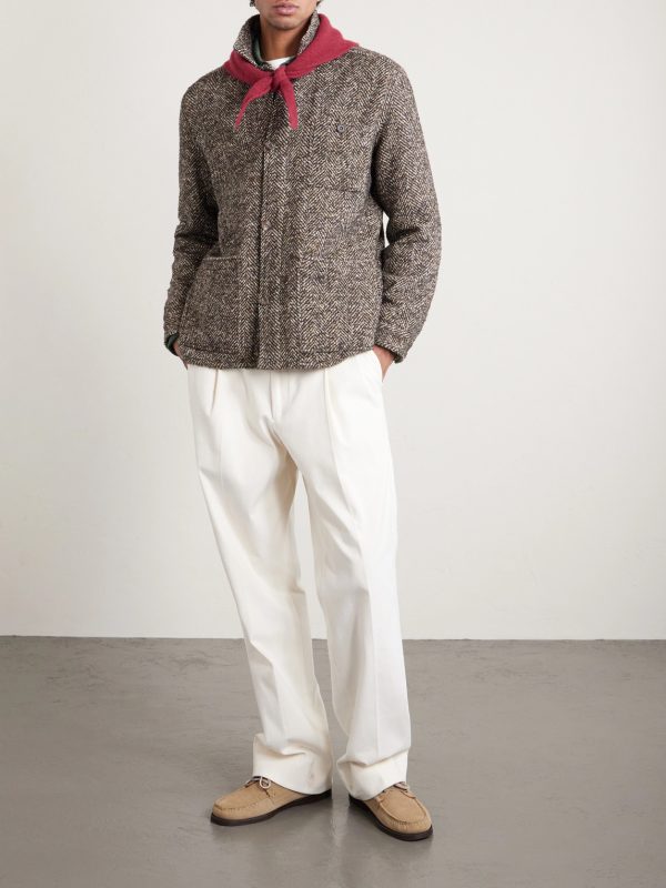 No.2 Herringbone Wool-Blend Jacket - OU No.2 Herringbone Wool-Blend Jacket - OU