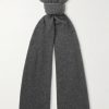 Ribbed Cashmere Scarf