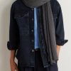 Ribbed Cashmere Scarf - OU