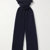 Ribbed Cashmere Scarf