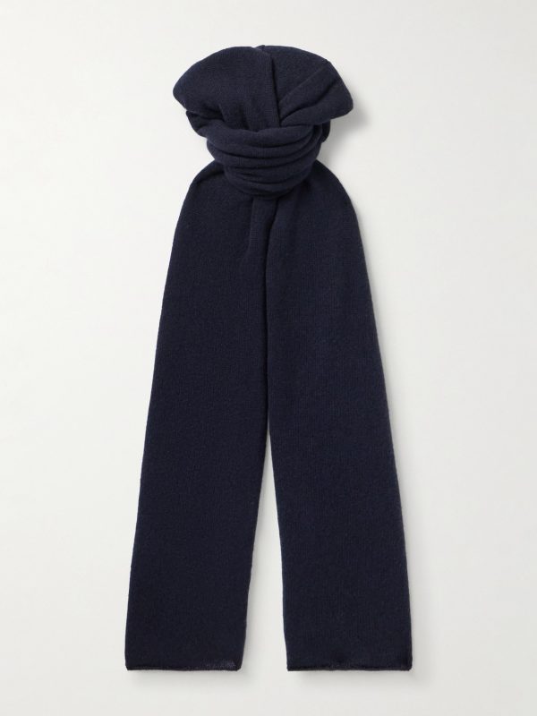 Ribbed Cashmere Scarf