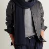 Ribbed Cashmere Scarf - OU