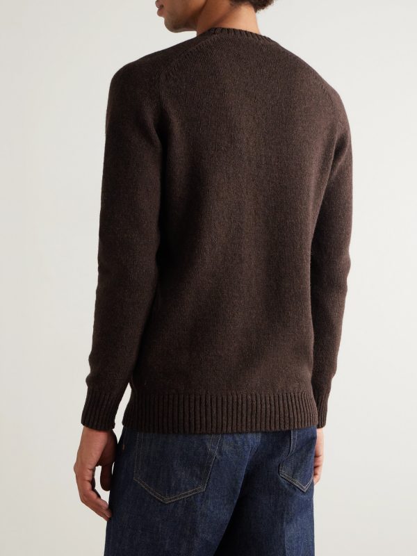 Shetland Wool Sweater - BK Shetland Wool Sweater - BK