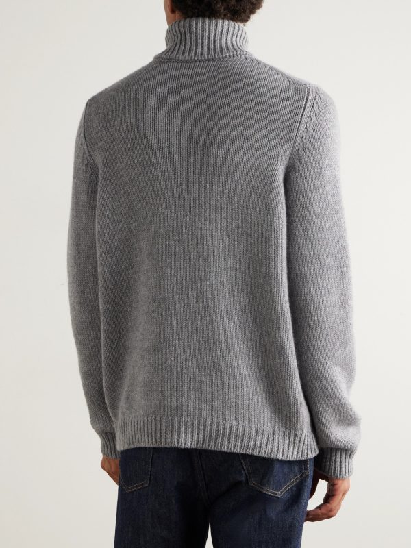 Cashmere Rollneck Sweater - BK Cashmere Rollneck Sweater - BK