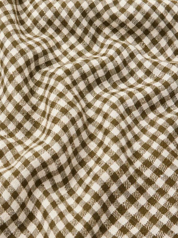 + Camoshita Frayed Checked Cashmere Scarf - CU + Camoshita Frayed Checked Cashmere Scarf - CU