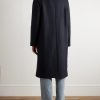 Coleman Wool-Blend Twill Coat - BK