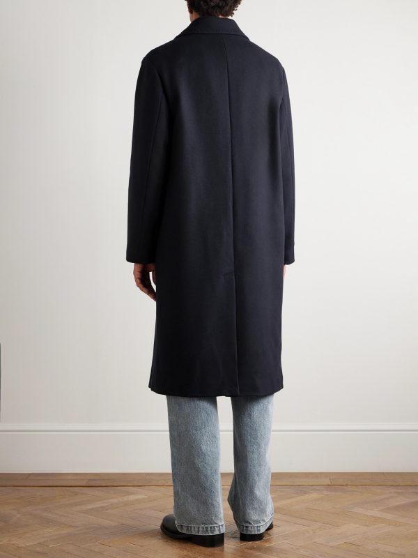 Coleman Wool-Blend Twill Coat - BK