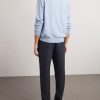 Mattia Straight-Leg Linen Drawstring Trousers - BK Mattia Straight-Leg Linen Drawstring Trousers - BK
