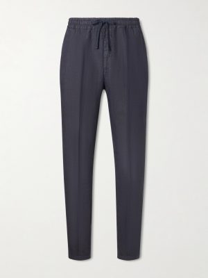 Mattia Straight-Leg Linen Drawstring Trousers Mattia Straight-Leg Linen Drawstring Trousers
