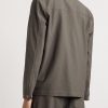 Virgin Wool-Blend Seersucker Overshirt - BK Virgin Wool-Blend Seersucker Overshirt - BK
