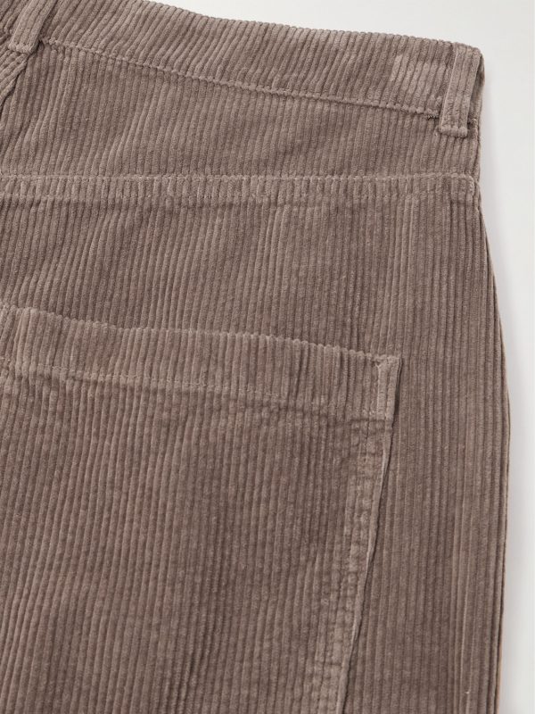 Reed Straight-Leg Garment-Dyed Cotton-Corduroy Trousers - CU Reed Straight-Leg Garment-Dyed Cotton-Corduroy Trousers - CU