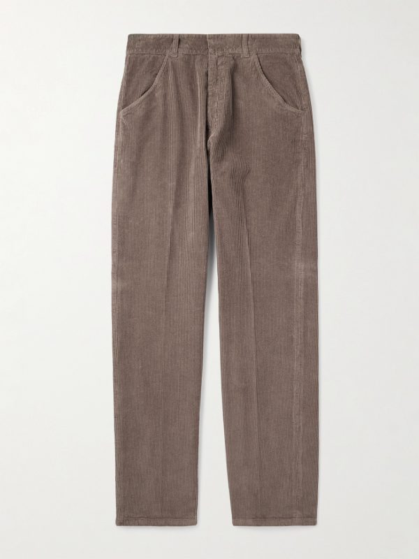 Reed Straight-Leg Garment-Dyed Cotton-Corduroy Trousers Reed Straight-Leg Garment-Dyed Cotton-Corduroy Trousers