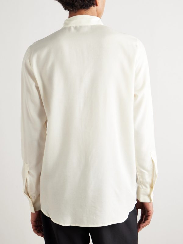 Henri Lyocell and Wool-Blend Flannel Shirt - BK