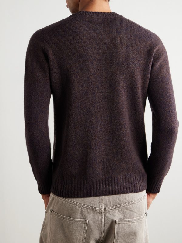 Wool and Cashmere-Blend Sweater - BK Wool and Cashmere-Blend Sweater - BK